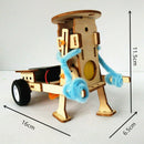 DIY Technology Gadgets Pulling Robot Construction Set Kids Science Experime