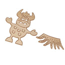 2pcs Grass-skirt Cow Cutting Dies Stencils Scrapbook Embossing DIY Card