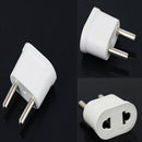 5Pc Travel Charger Wall AC Power Plug Adapter Converter US USA to EU Europe TEUS