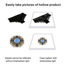 LED Shadowless Bottom Light Lamp Panel Pad for Studio Background Lighting Box