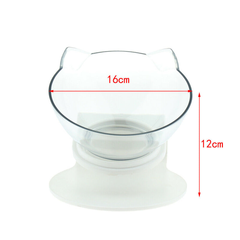 2pcs Cat Dog Elevated Water Bowls Raised