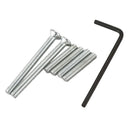 Entry Gate 10-12mm Glass Swing Push Sliding Door Lock with Keys O8V3