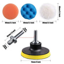 25x Burnishing Foam Sponge Beauty Polishing Wheel Pad Car Cleaner Set JYM