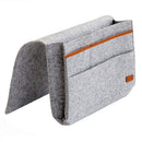Felt Bedside Caddy Storage Bag- Bed Skirt Storage Pocket Organizer For Bedr T5D8