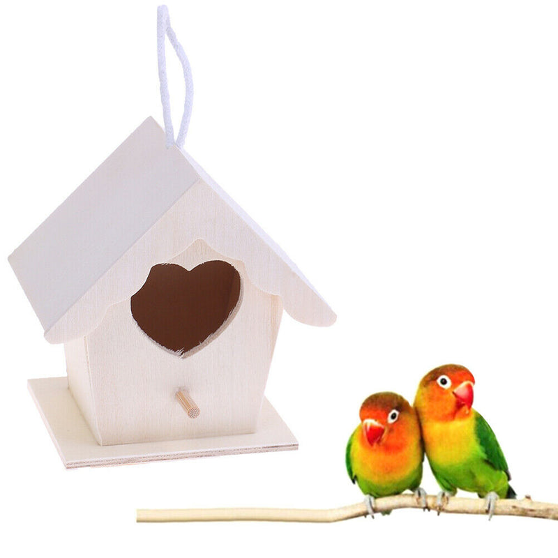 1pc Wooden garden Bird Cages Nests bird house Gw