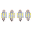 13Pcs Car White LED Lights Kit for Stock Interior & Dome & License Plate Lamp OZ