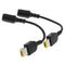 2XTip Converter Adapter Cable, MALE TO DC power Plug Barrel Connector Cable