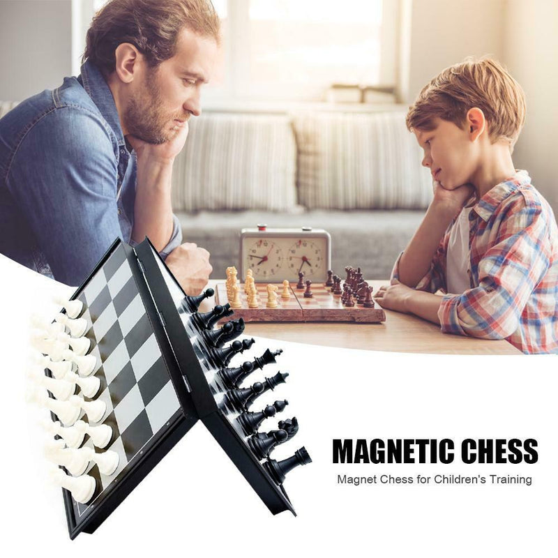 Children Outdoor Magnetic Folding Chess Set Portable Travel Board Games