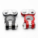 2x Universal Positive Negative Car Battery Terminals Clamp Clip Connector 17mm