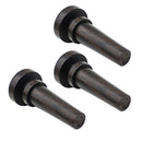 Pack of 3 Ebony Violins Fiddles Tail Nails Fasten Tailpiece 32 x 19 x 6mm