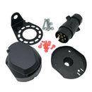 7 Pole 7 Pin Socket Plug Trailer Adapter 12N Type Towbar Towing Caravan Truck