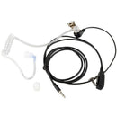 Surveillance Security Clear Coiled Acoustic Air Tube Earpiece PTT for iPhon