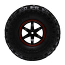 4Pcs 1.9 Inch 10MM 1/10 Scale Tires with Wheel Rim for 1/10 D90 SCX10 CC01
