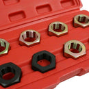 8Pc Axle Spindle Fractional & Metric Rethreading Set Rethreader Die Threadi