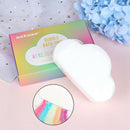Rainbow Cloud Bath Ball Bubble Exfoliat Moisturiz Skin Bubble Bath Bombs B FT