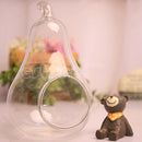 Hot Sell Home Decor Pear Crystal Vase Planter Terrarium Container Hydroponic Pot