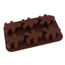 Silicone Snowman Cake Chocolate Mold DIY Fondant Cookie Baking Tool