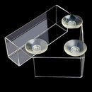 Transparent Plastic Adsorption Type House Shape Bird Feeder Innovative Suct