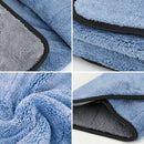 Car Wash Microfiber Towel Car Cleaning Dry Cloth Car Care Blue Gray