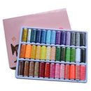 39pcs/set Spools Sewing Thread Mixed Colors Polyester For Hand Machine