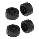 4x Durable Plastic RC Car Car Tires Wheel and Rim RC Car Accessory 65mm