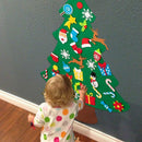 3Ft DIY Felt Christmas Tree Set with Toddlers 33Pcs Ornaments Xmas Decorati