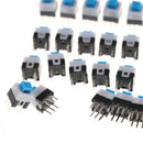 10PCS 7 x 7mm PCB Tact Tactile Push Button Switch Self Lock 6 Pin DIP 3C
