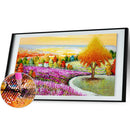 5D Full Round Drill Diamond Painting DIY Rural Rhinestone Cross Stitch Kit A