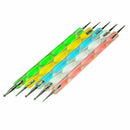 2Way Pen Nail Art Marbleizing Dotting Painting Dot X7T8 Manicure X0Q2. Tool M1S3