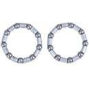 2PCs Bicycle bearing Bicycle Rear Wheel Axle Ball Bearing Cages Bike Shafsp