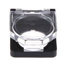 Black 22mm clear plastic push button switch guard protector FT