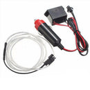 2M EL Wire LED Car Auto Interior Decor Fluorescent Neon Strip Cold Lamp Tape 12V