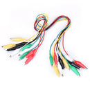 10pcs Crocodile Clips Cable Double-ended Alligator Jumper Test Leads Wire ME