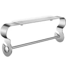Adhesive Paper Towel Holder Under Cabinet,304 Stainless Steel Paper Towel H