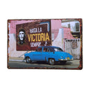 2pcs Tin Sign Wall Decor Metal Bar Plaque Pub Poster Home Kitchen Tavern Car