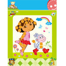 Kids Child DIY Button Stickers Picture Handmade Painting Drawing Craft Kit