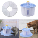 Automatic Filtered Water Fountain Dispenser For Pet Cat Puppy Drinking Blue