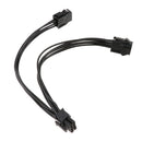 Computer Cables Dual 6PIN to 8PIN (6PIN + 2PIN) for Graphics Card Power Supply