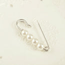2 Pieces Large Durable Metal Kilt Scarf Brooch Safety Rhinestone Brooch Pins