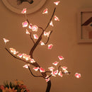36LED Night Light Mini Plum Tree Copper Wire Garland Children Bedside Lamp