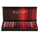 12PCS Long-lasting Matte Lipstick Set, 12 Multi Colored Nourishing Lipstick with