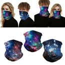 3Pcs Cycling Face Cover Starry Sky Guard Balaclava Headscarf Breathable Soft