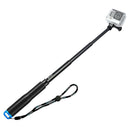 19" Extendable Handheld Selfie Stick Telescoping Pole Aluminum Alloy Monopo