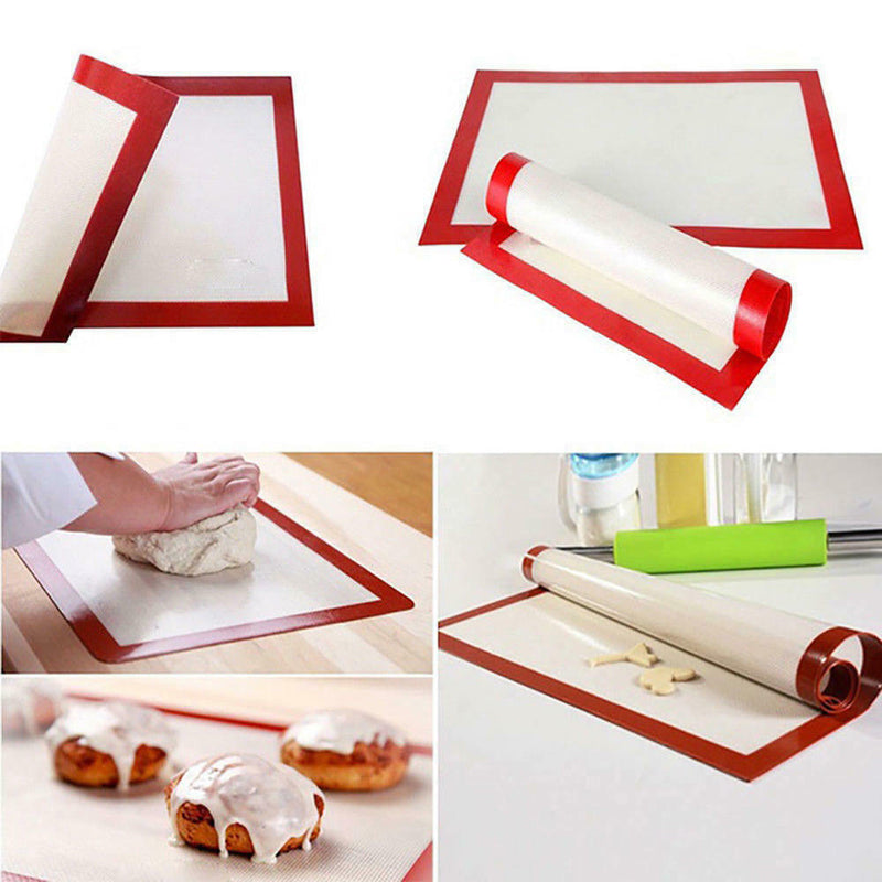 1 x Silicone Cooking Mat Non Stick Heat Resistant Liner Oven Baking Tray Sheet