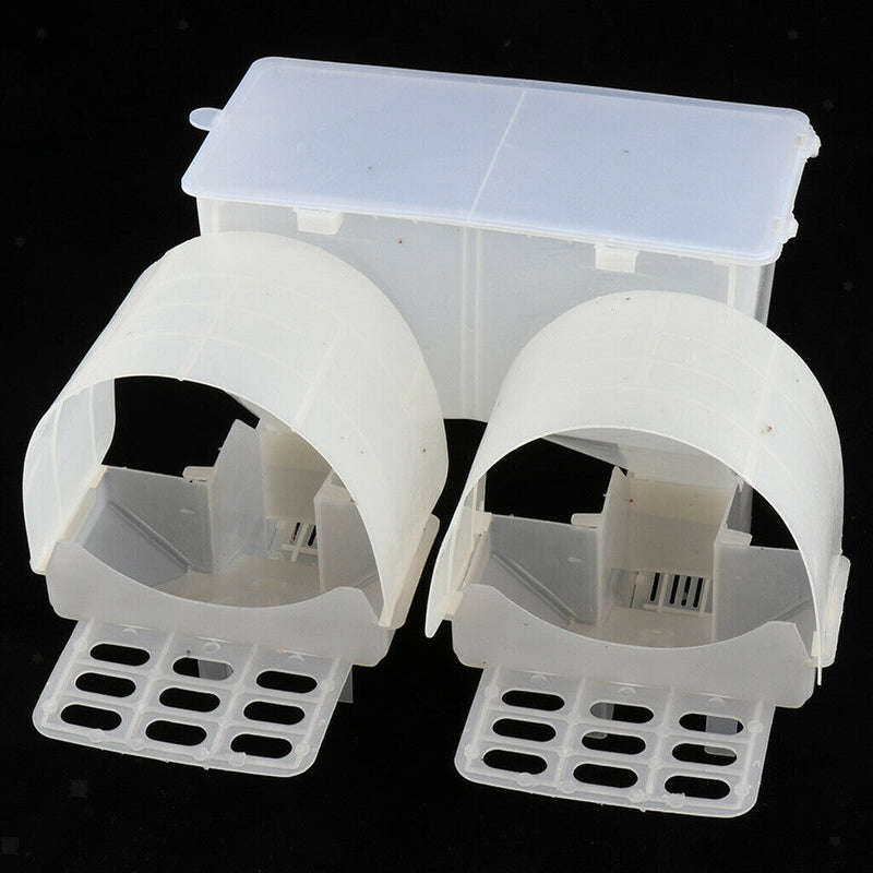 Unique Bird Poultry Feeder Plastic Food Container Parrot Pigeon Splash Proof