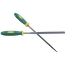 6 Pcs Plastic Handle Flat Square Round Needle Files Set