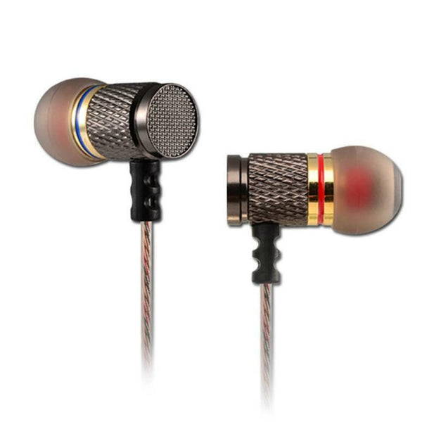 1PC Ear Sports Headphones Stereo Earphone Music Metal Heavy Bass Sound Headset