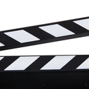 Acrylic Clapperboard TV Film Movie Slate Director Action Accessory Black Stripe