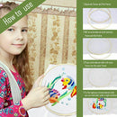 10 Pieces 3 Sizes Embroidery Hoop Set Bamboo Circle Cross Stitch Hoop Ring  C8K6