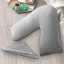 V-Shaped Pillow Nursing Pregnancy Back Support Pillow New L0A9